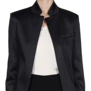 T by Alexander Wang satin tuxedo blazer Size 2